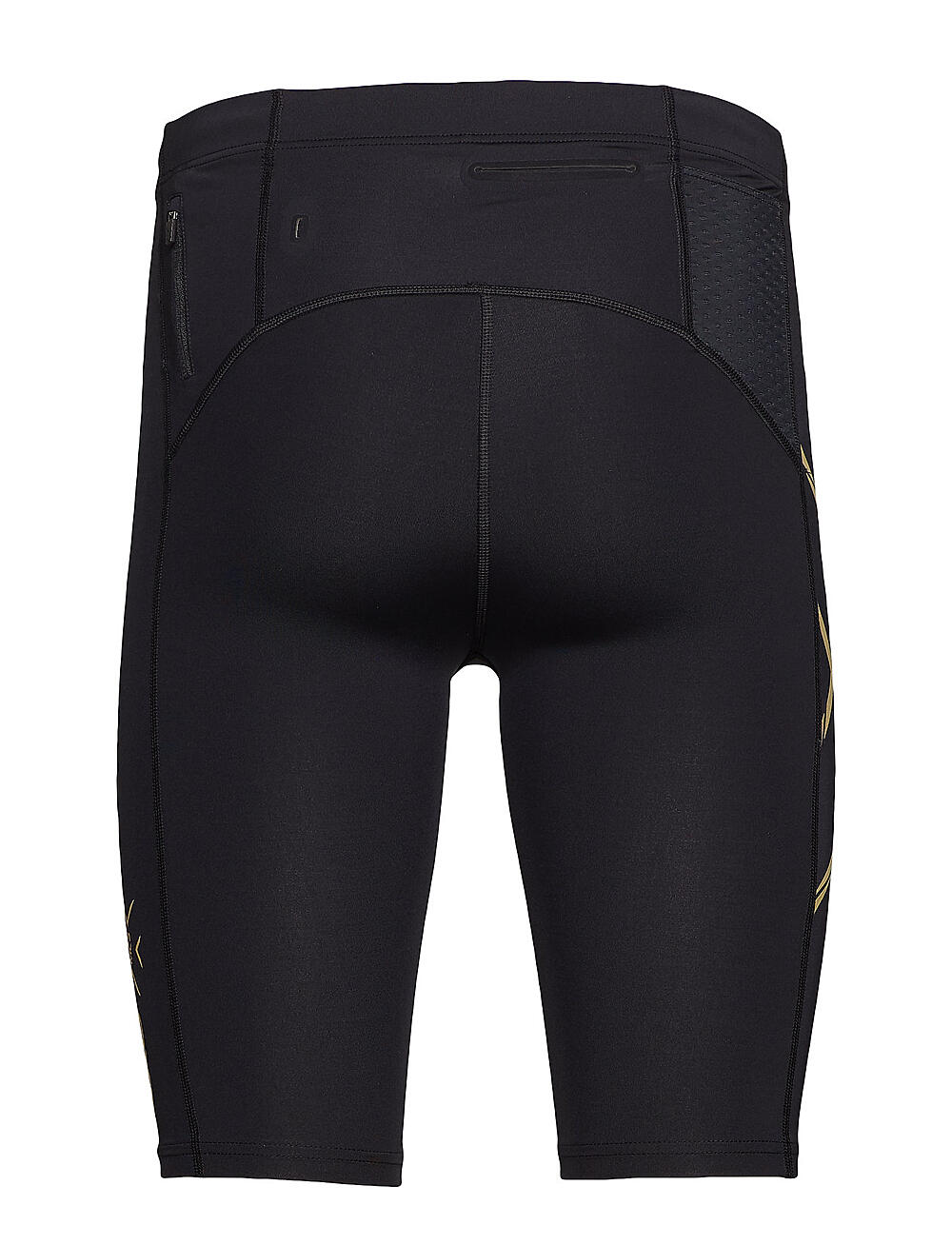 2XU - LIGHT SPEED COMPRESSION SHORTS - løpetights - black/gold reflective - 2