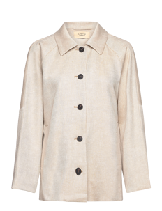 A Part Of The Art LYRIC SHORT TRENCH COAT - Kåper - OAT / beige