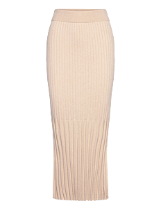 A-View Felicity knit skirt - Kolleksjoner - LIGHT SAND / cream