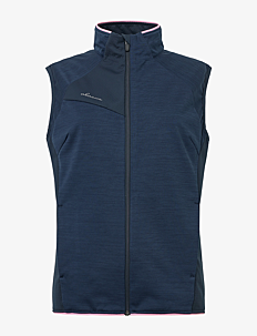 Abacus Lds Ardfin softshell vest - Vester - NAVY/PEONY / navy