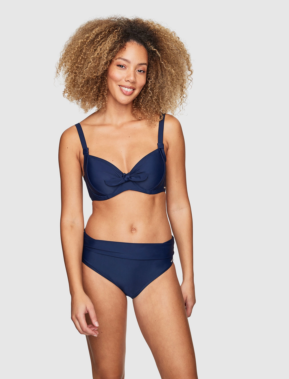 Abecita - CAPRI UNIQUE BIKINI WIRE BRA - bikinitopp med spiler - navy - 0