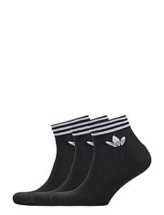 adidas Originals TREF ANK SCK HC - Sokker - BLACK/WHITE / black