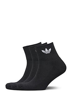 adidas Originals 1/4 SOCKS 3P - Sokker - BLACK / black