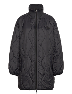 adidas Originals FASHION QUILTED MID JACKET - Vinterjakker - BLACK / black