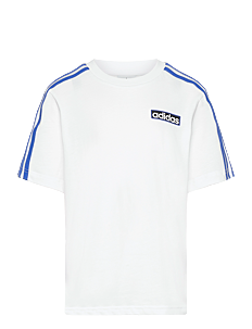 adidas Originals TEE - T-skjorter - WHITE/BLUE / white