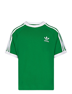 adidas Originals 3STRIPES TEE - T-skjorter - GREEN / green