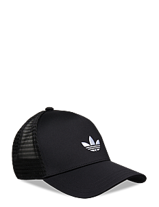 adidas Originals CURVED TRUCKER - Hatter & Luer - BLACK / black