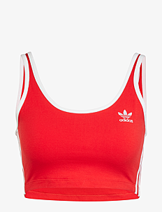 adidas Originals 3S BRA TOP - BH-er - BETSCA/WHITE / red