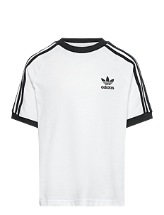 adidas Originals 3 STRIPE TEE - T-skjorter - WHITE / white