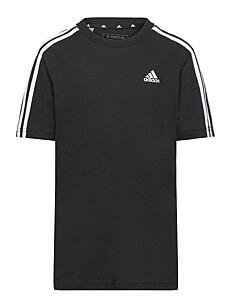 adidas Sportswear U 3S TEE - T-skjorter - BLACK/WHITE / black