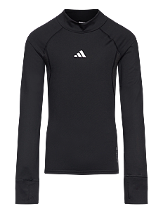 adidas Sportswear AEROREADY Warming Techfit Long-Sleeve Top Kids - Langermede t-skjorter - BLACK/WHITE / black