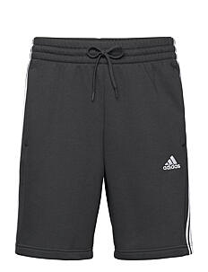 adidas Sportswear Essentials Fleece 3-Stripes Shorts - Sweatshorts - BLACK / black