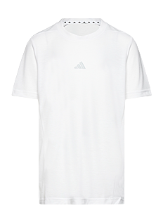 adidas Sportswear J D4T TEE - T-skjorter - WHITE/REFSIL / white