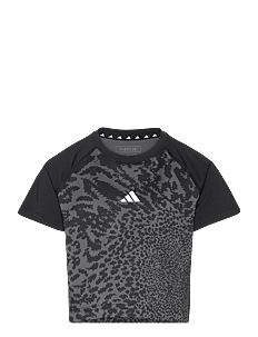 adidas Sportswear JG PRI TEE - T-skjorter - GREFIV/BLACK/REFSIL / black