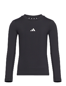 adidas Sportswear J TF LS TEE - T-skjorter - BLACK/WHITE / black