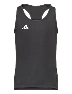 adidas Sportswear JG TF TANK - T-skjorter - BLACK/WHITE / black