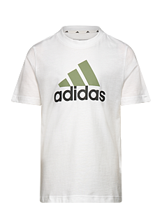 adidas Sportswear U BL 2 TEE - T-skjorter - WHITE/TENGRN / white