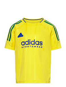 adidas Sportswear J NP TEE - T-skjorter - BYELLO/BOBLUE/BGREEN / yellow