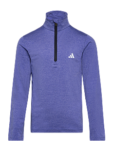 adidas Sportswear J HEA 1/2 ZIP - T-skjorter - LUCBLU/BLUSPA/REFSIL / blue