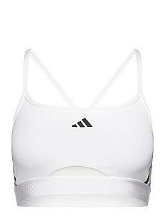 adidas Performance HYGLM BRALETTE - BH-er - WHITE/BLACK / white