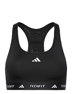 adidas Performance TECHFIT Medium Support Bra - BH-er - BLACK / black