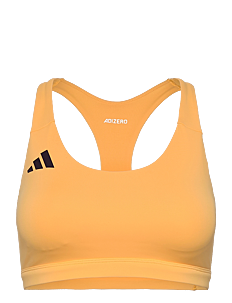 adidas Performance Adizero Essentials Run Medium Support Bra - BH-er - SEMSPA/AURBLA / yellow