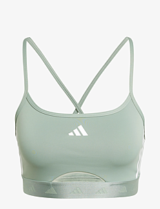 adidas Performance HYGLM BRALETTE - BH-er - SILGRN / green