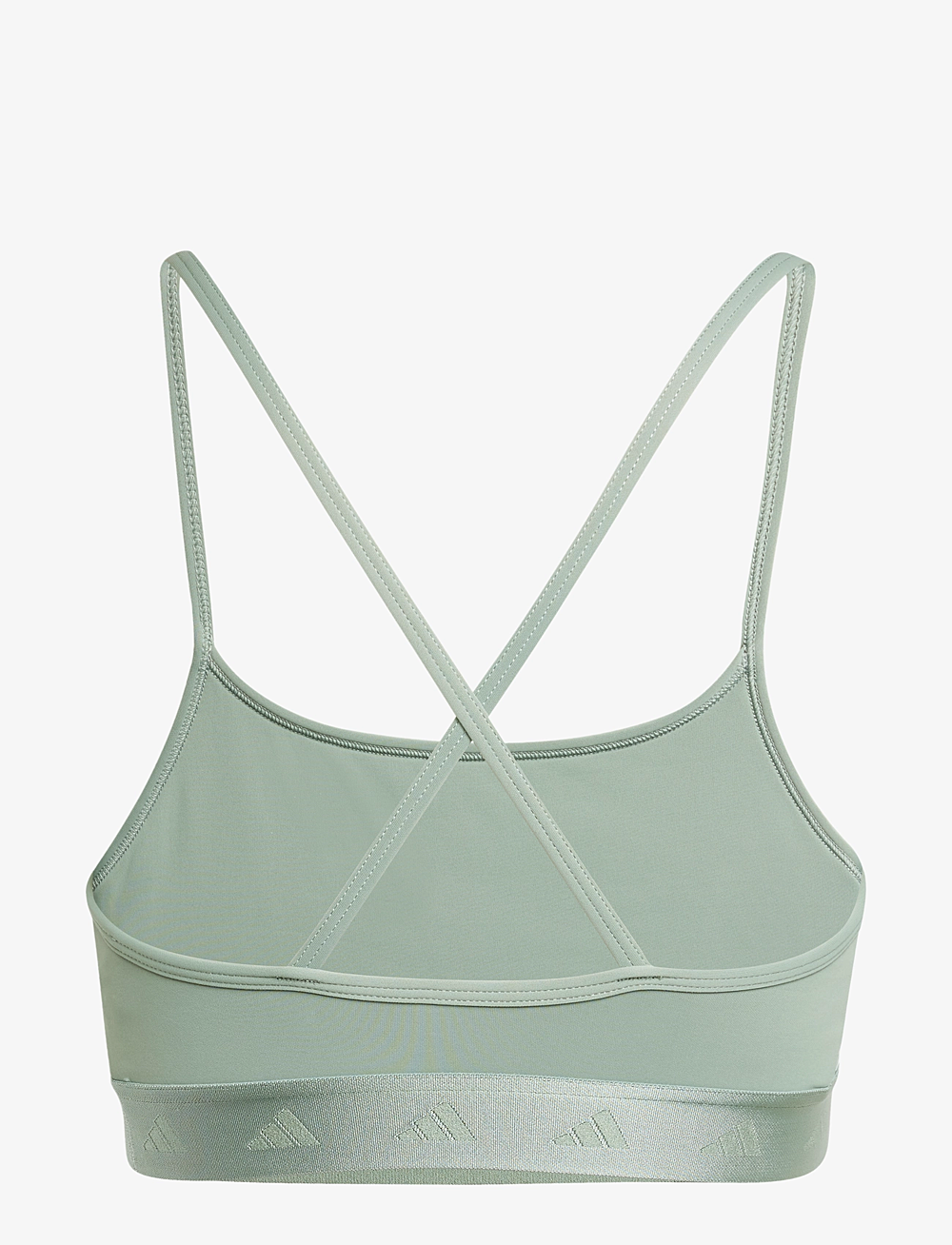 adidas Performance - HYGLM BRALETTE - lite støtte - silgrn - 2