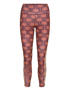 adidas Performance ADIDAS x FARM 7/8 LEGGINGS - 7/8 lengde - MYSBRN/FOXRED/EASYEL / brown