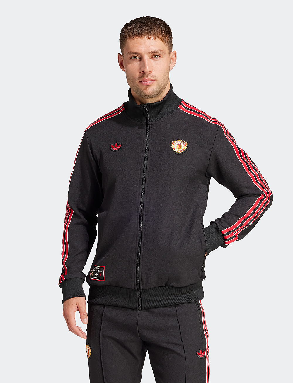 adidas Performance - MUFC ICON TT - sweatshirts - black - 0