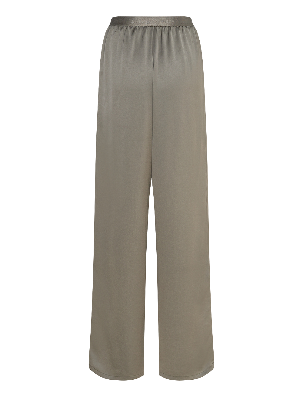 Ahlvar Gallery - Ayla satin trousers - rette bukser - light military - 2