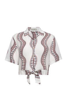 AllSaints LENI LETICIA SHIRT - Kortermede skjorter - OPTIC WHITE / white