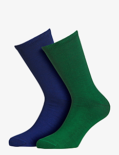 Alpacasocks&Co Merino Lifestyle 2-pack - Treningssokker - GREEN/BLUE / green