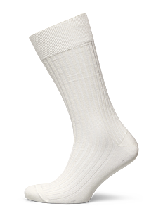 AN IVY Off White Ribbed Socks - Treningssokker - WHITE / white