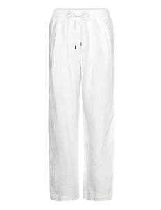 Andiata Clady trousers - Rette bukser - BRILLIANT WHITE / white