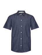 AKKURT S/S CHAMBRAY SHIRT - SKY CAPTAIN