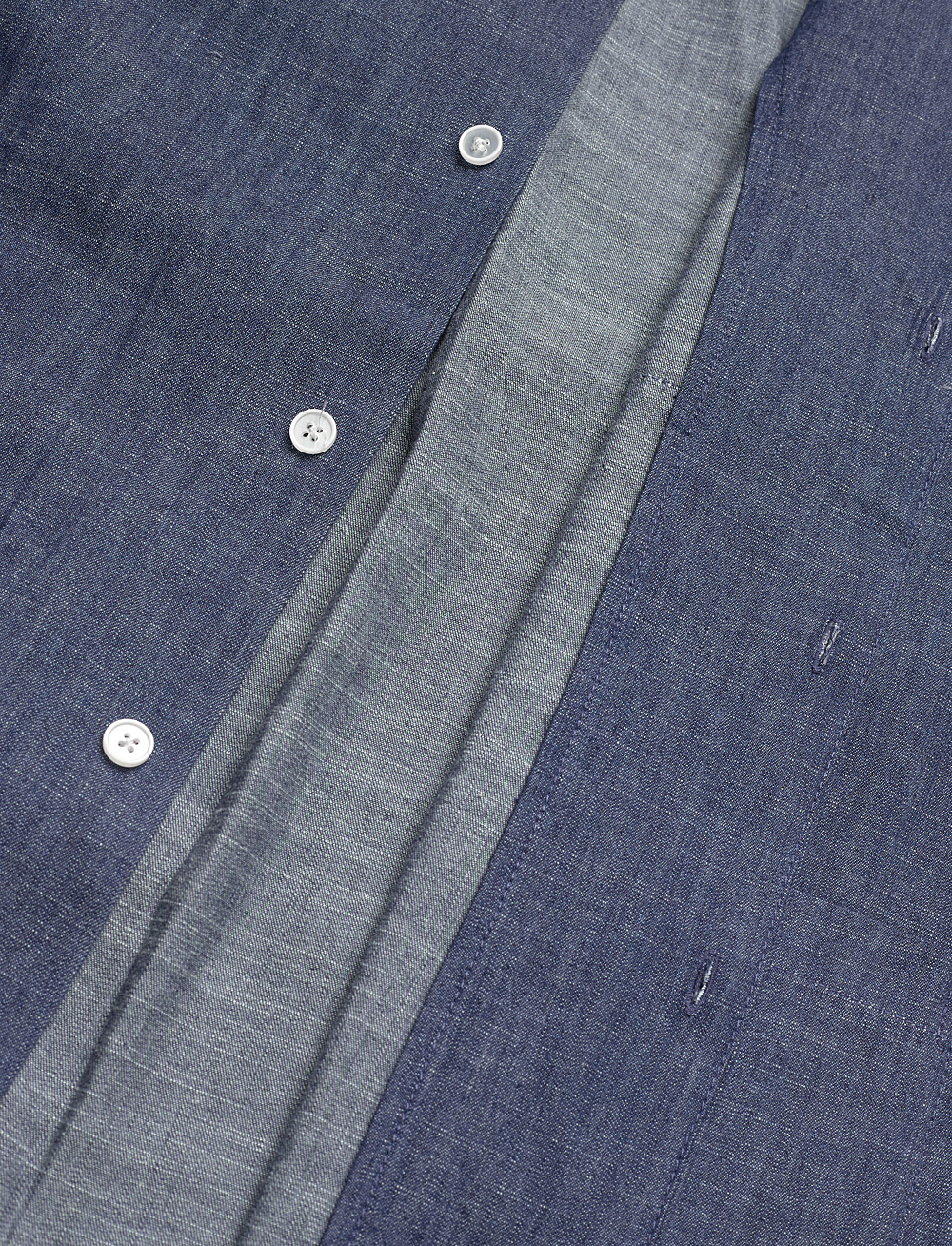 Anerkjendt - AKKURT S/S CHAMBRAY SHIRT - kortermede skjorter - sky captain - 4