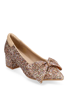 ANGULUS Pump - Klassiske pumps - 2488/1149 MULTI GLITTER/SAND / beige