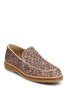 ANGULUS Loafer - flat - ANGULUS - 2488/1149 MULTI GLITTER/SAND / beige