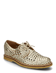 ANGULUS Shoes - flat - with lace - ANGULUS - 3612 GOLD BRAID / gold