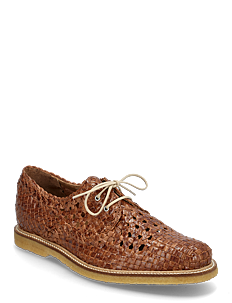 ANGULUS Shoes - flat - with lace - ANGULUS - 3614 TAN BRAID / brown