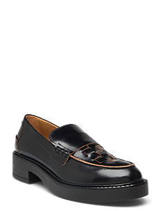 ANGULUS Loafer - ANGULUS - 2968 BLACK/LIGHT BROWN BACKSID / black