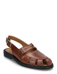 ANGULUS Sandals - flat  - closed toe - op - ANGULUS - 1837 BROWN / brown