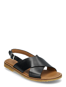 ANGULUS Sandals - flat  - open toe - op - ANGULUS - 1785 BLACK / black