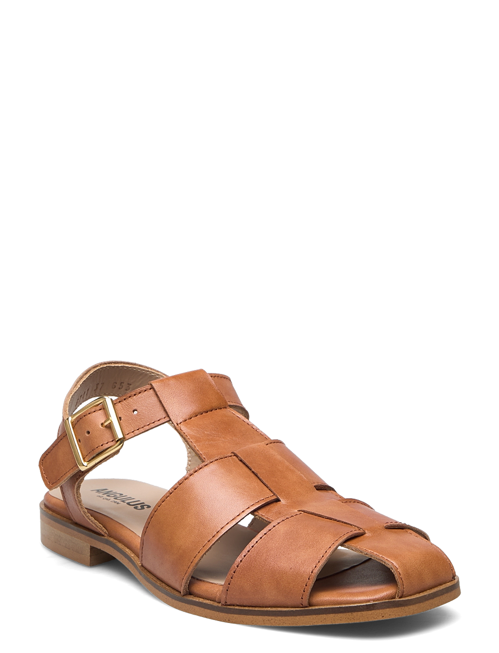 ANGULUS - Sandals - flat - flate sandaler - 1789 tan - 0