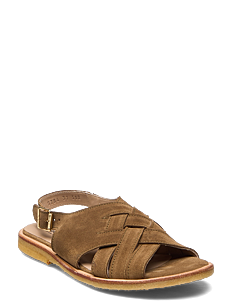 ANGULUS Sandals - flat  - open toe - op - ANGULUS - 2209 MUSTARD / brown