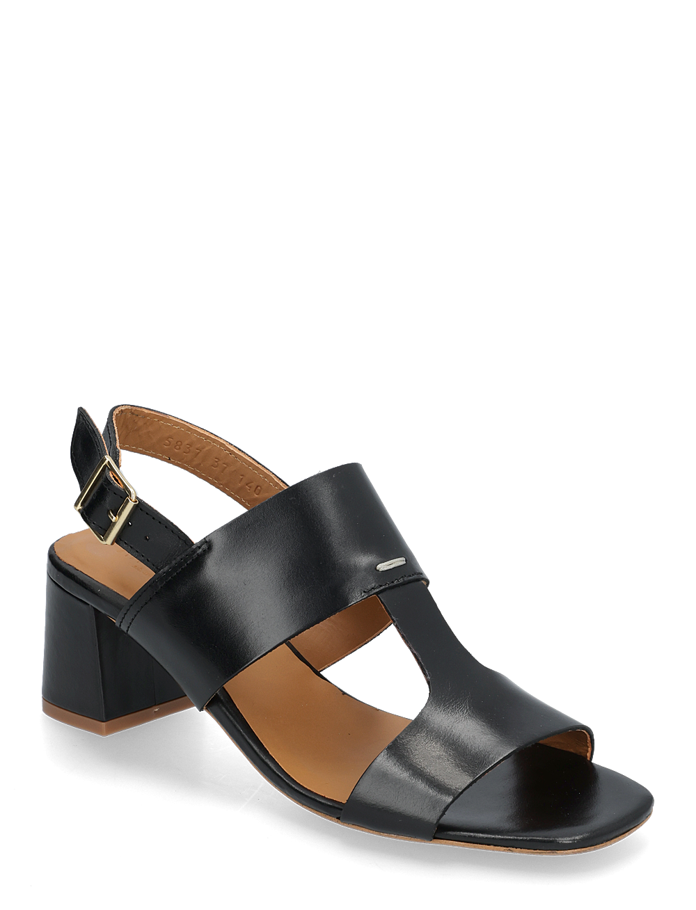 ANGULUS - Sandals - Block heels - sandaler med hæl - 1835 black - 0