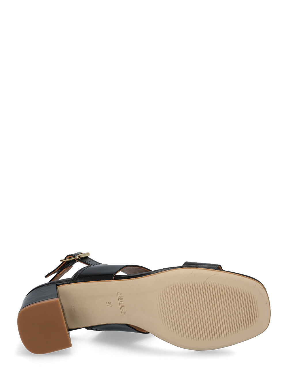 ANGULUS - Sandals - Block heels - sandaler med hæl - 1835 black - 4