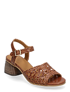 Sandals - Block heels - 3614 TAN BRAID