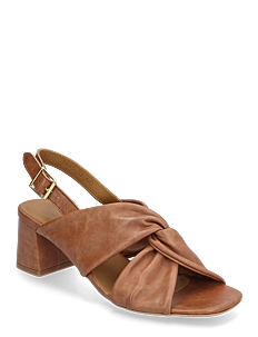 ANGULUS Sandals - Block heels - ANGULUS - 3634 TAN / brown